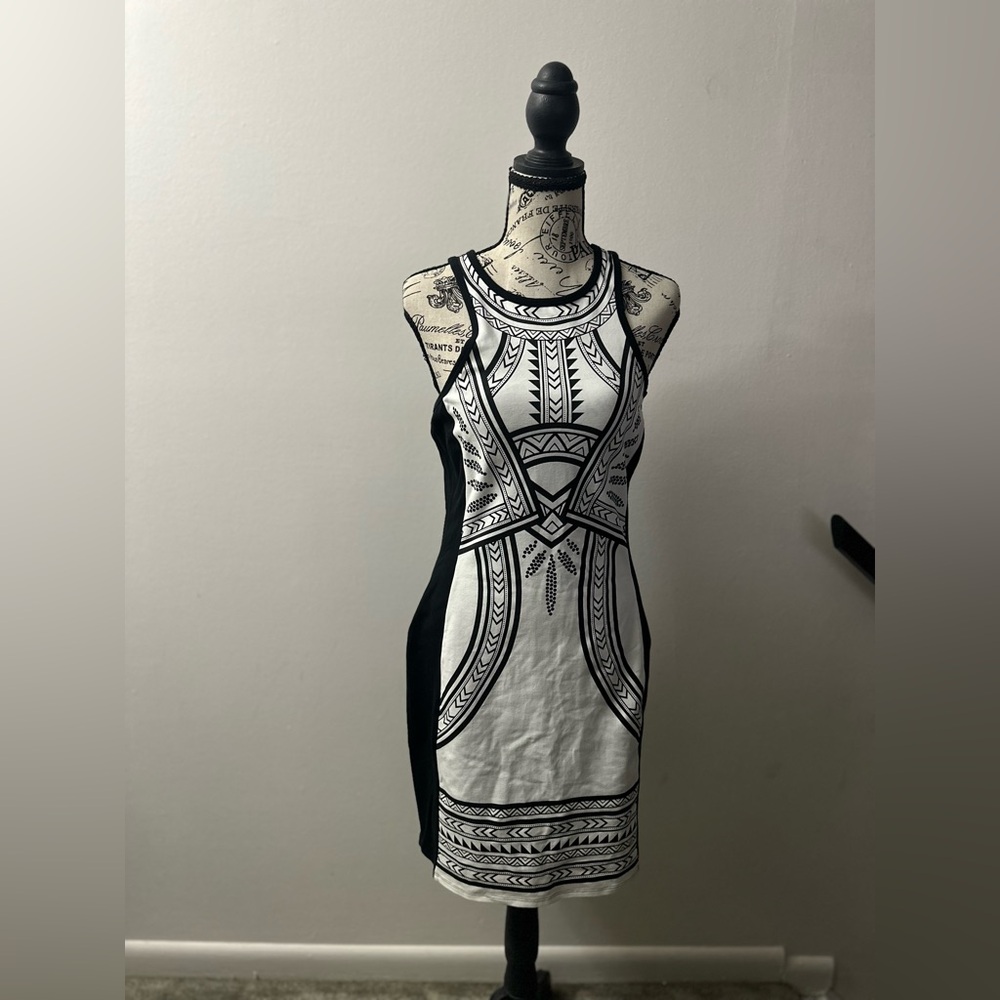 Express Tribal Print Cotton Dress - Picture 2 of 5